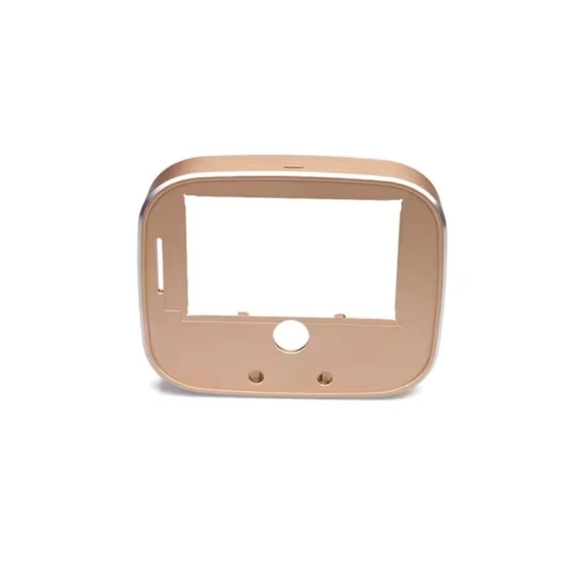 Electronic lock enclosure with integrated heat dissipation design, made from lightweight aluminum.
