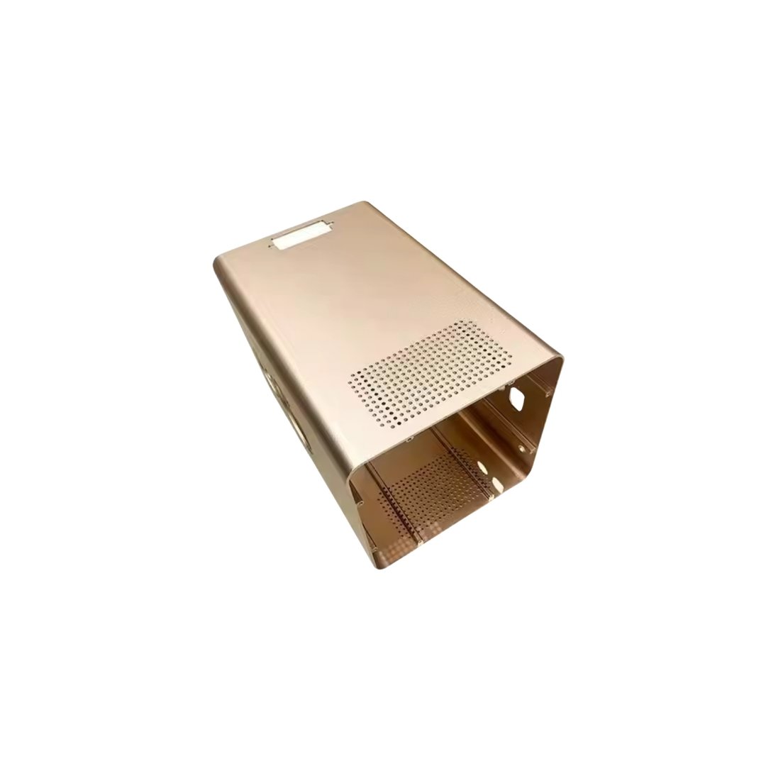 CNC aluminum housing for vehicle electronics and control units.