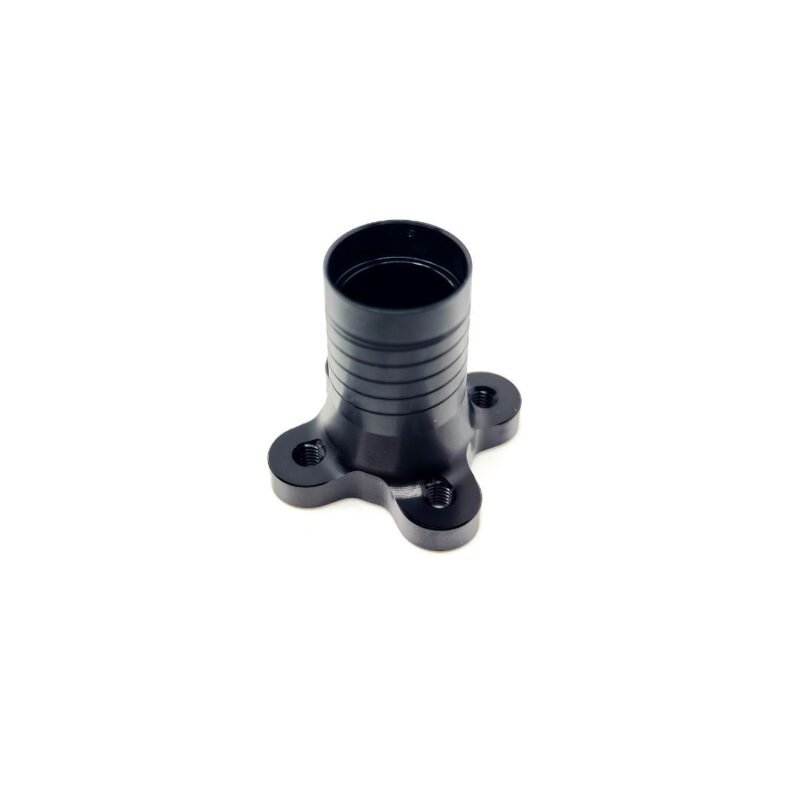 CNC-machined aluminum stator base, used in high-efficiency drone motors.