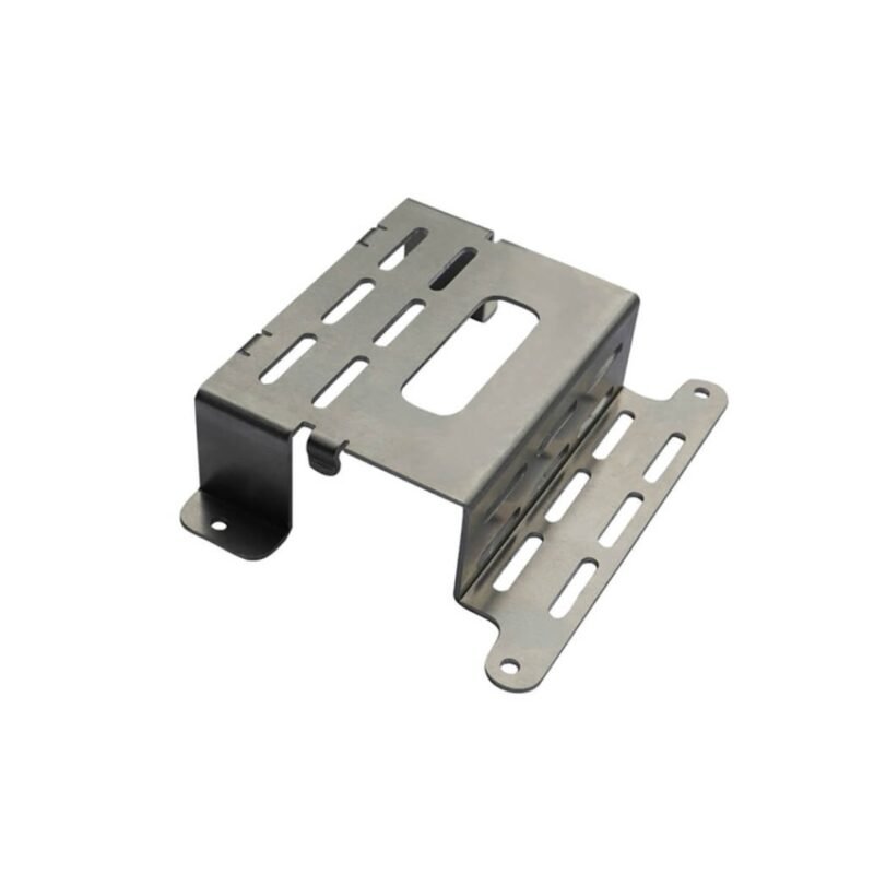 Custom CNC fixture housing part for tooling and alignment systems.