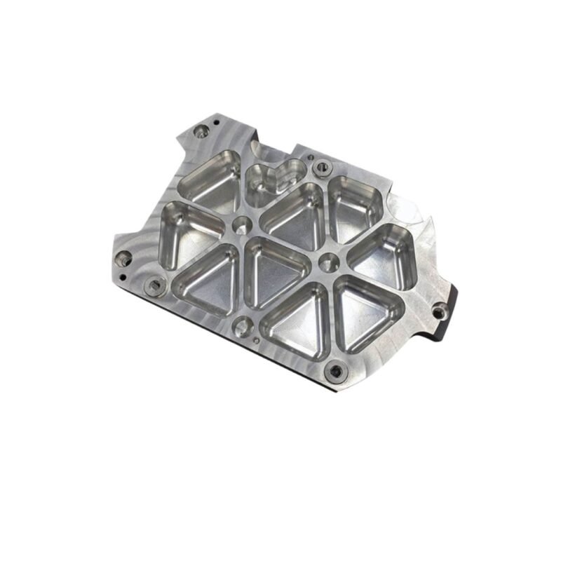 CNC aluminum housing for vehicle electronics and control units.