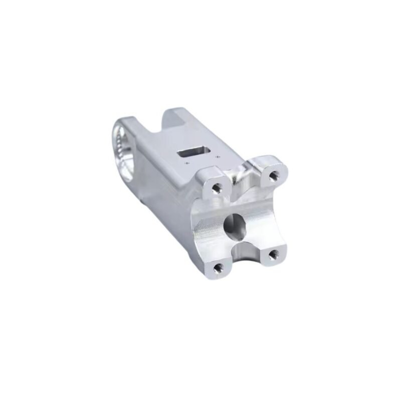 Precision CNC aluminum enclosure for custom electronic components.