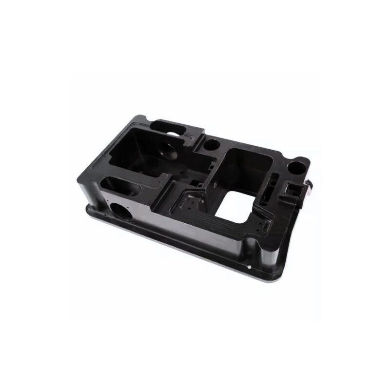CNC plastic bracket used in high-speed conveyor systems.