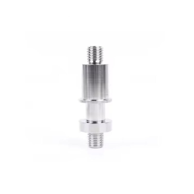 CNC machined titanium mounting component for subsea applications.