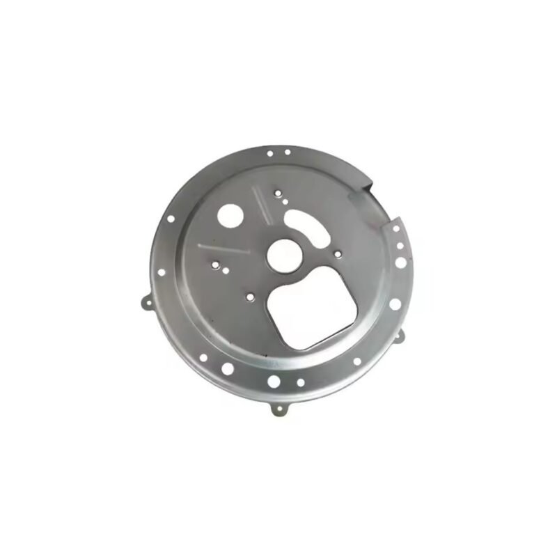 Custom stainless steel base for automotive assemblies.