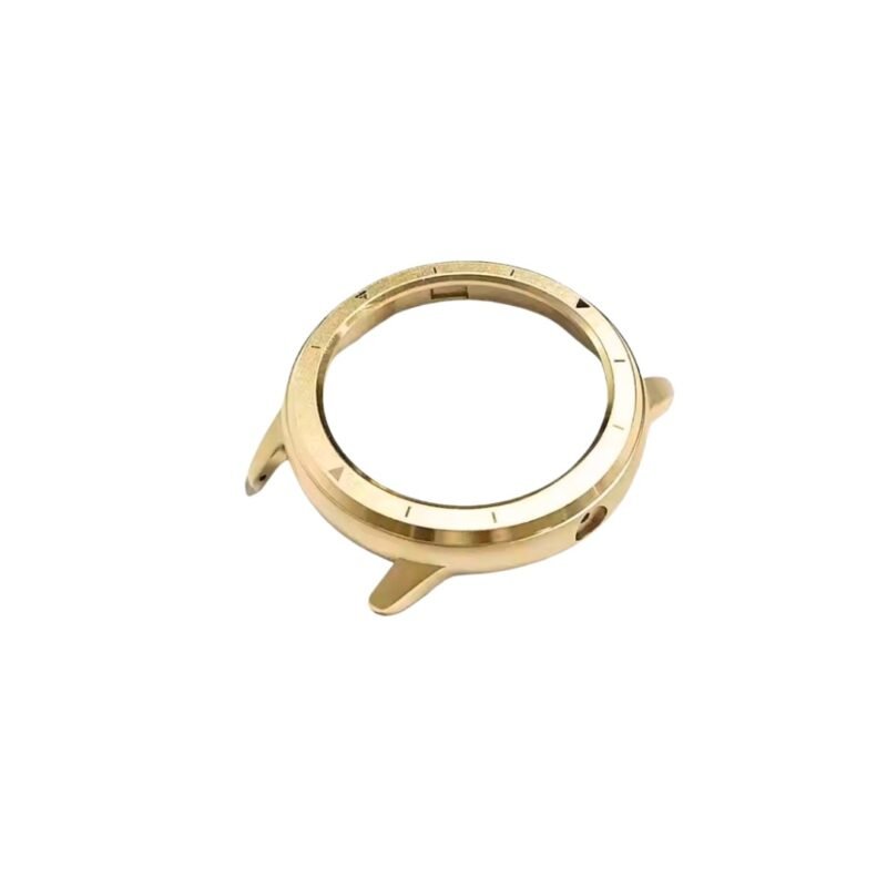 High-polished brass part for decorative or structural use.
