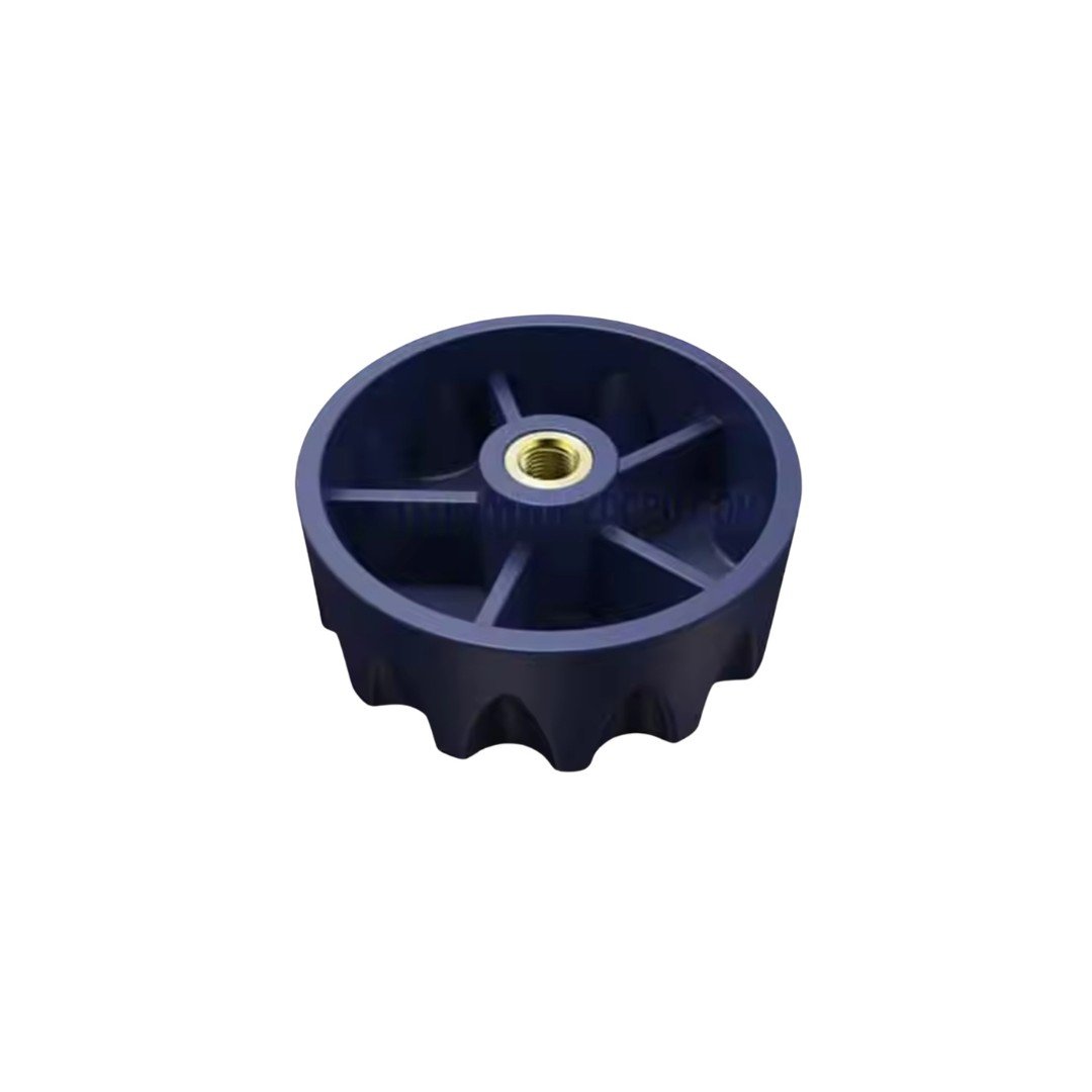 Reinforced nylon double sprocket gear optimized for lightweight power transmission in drone and UAV applications.