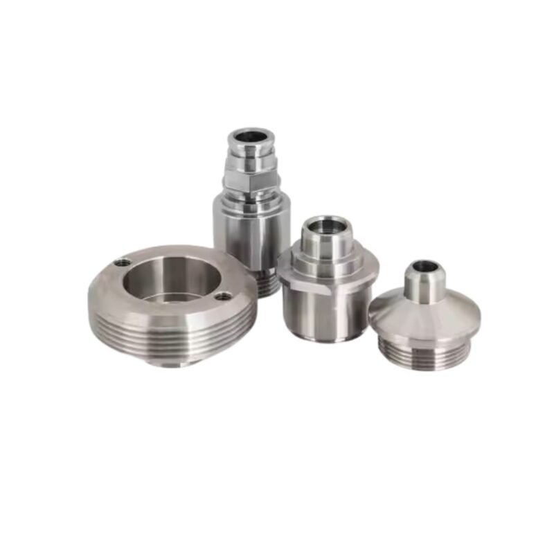 CNC machined stainless steel flange for industrial fluid systems