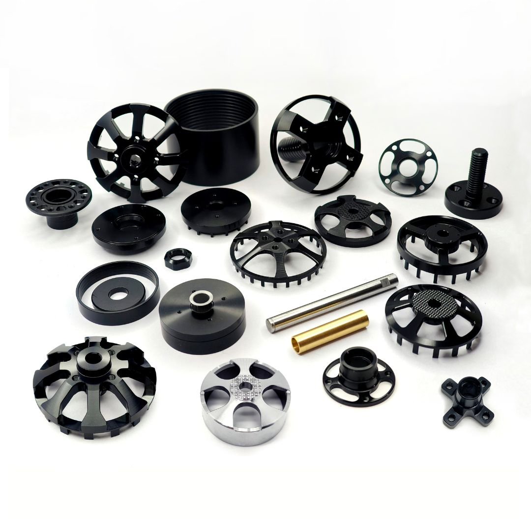 UAV brushless motor parts including rotor bell and rotor cover for drone and automation applications